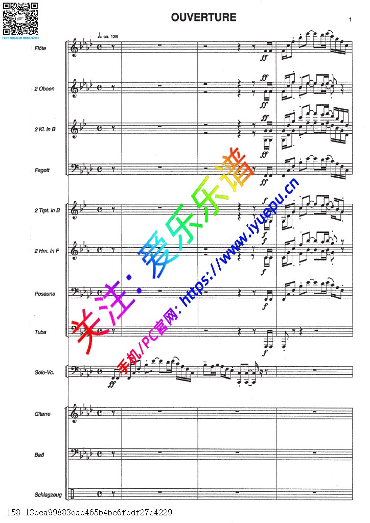 Gulda古尔达  Cello Concerto for Cello and Piano大提琴协奏曲 总谱 乐谱曲谱总谱分谱伴奏音乐在线预览试听下载