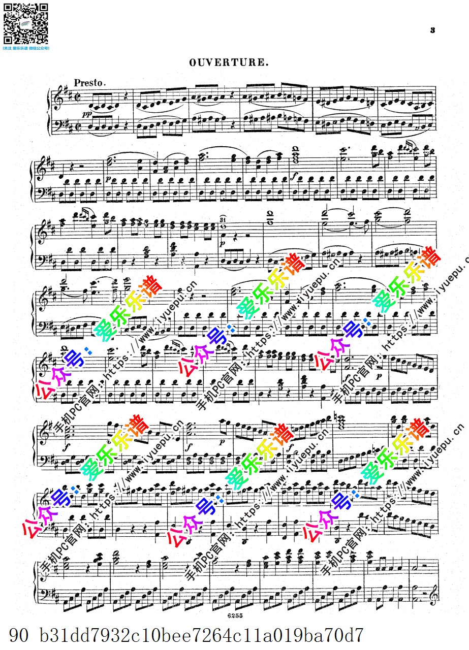 Mozart莫扎特 Le nozze di Figaro K.492 费加罗的婚礼 钢琴谱 Peters原版 乐谱曲谱总谱分谱伴奏音乐在线预览试听下载